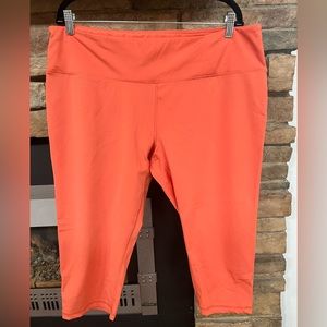 Amazon essentials capri athletic leggings coral